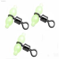 ┇◄❖ 5pcs/lot Fishing Luminous Ball Bearing Swivel 2 4 Solid Rings Fishing Connector Ocean Boat Fishing tackle Hooks Accessories