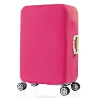 [ปังมาก]  ถูกที่สุด!ผ้าคลุมกระเป๋าเดินทาง ผ้ายืดหนาแบบซิป LUGGAGE COVER 8 สี B047