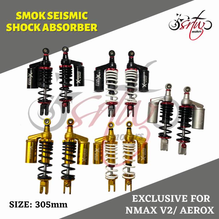 SRTW SMOK Seismic Shock Absorber 305MM NMAX V2/ AEROX V1 V2 Lazada PH