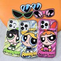 เคส Huawei Nova 11 10 9 SE Huawei Nova 11 10 Pro เคสสำหรับการ์ตูนตลกสร้างสรรค์ Powerpuff สาวเลเซอร์ผู้ถือเคสโทรศัพท์