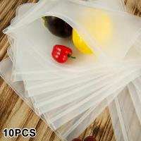 【CC】 1/10PCS Reusable Food Storage Silicone Leakproof Containers Smell Proof Ziplock Wrap Hacks Organization