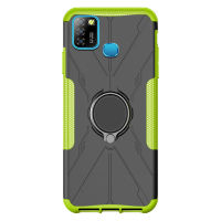 Phone Case For infinix Smart 5 กันกระแทกเคสกันกระแทกแหวนโลหะ Stand Hard Back Armor Cover