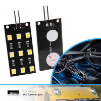 2x LED ภายในช่องวางเท้าโคมไฟลำต้นไฟสำหรับปอร์เช่911 Macan Panamera C An BUS สีขาวสีแดงสีฟ้ามารยาทกระเป๋าโคมไฟ