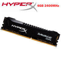 HyperX Savage หน่วยความจำ RAM DDR4 4G 2400MHz PC4-19200 1.2V 288-Pin DIMM สำหรับเดสก์ท็อป [พร้อมสต็อก]