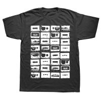 Novelty Cassette Tapes Mixtapes Music Radio DJ T Shirt Streetwear Short Sleeve Birthday Gifts Summer Style T shirt Mens Clothing XS-6XL