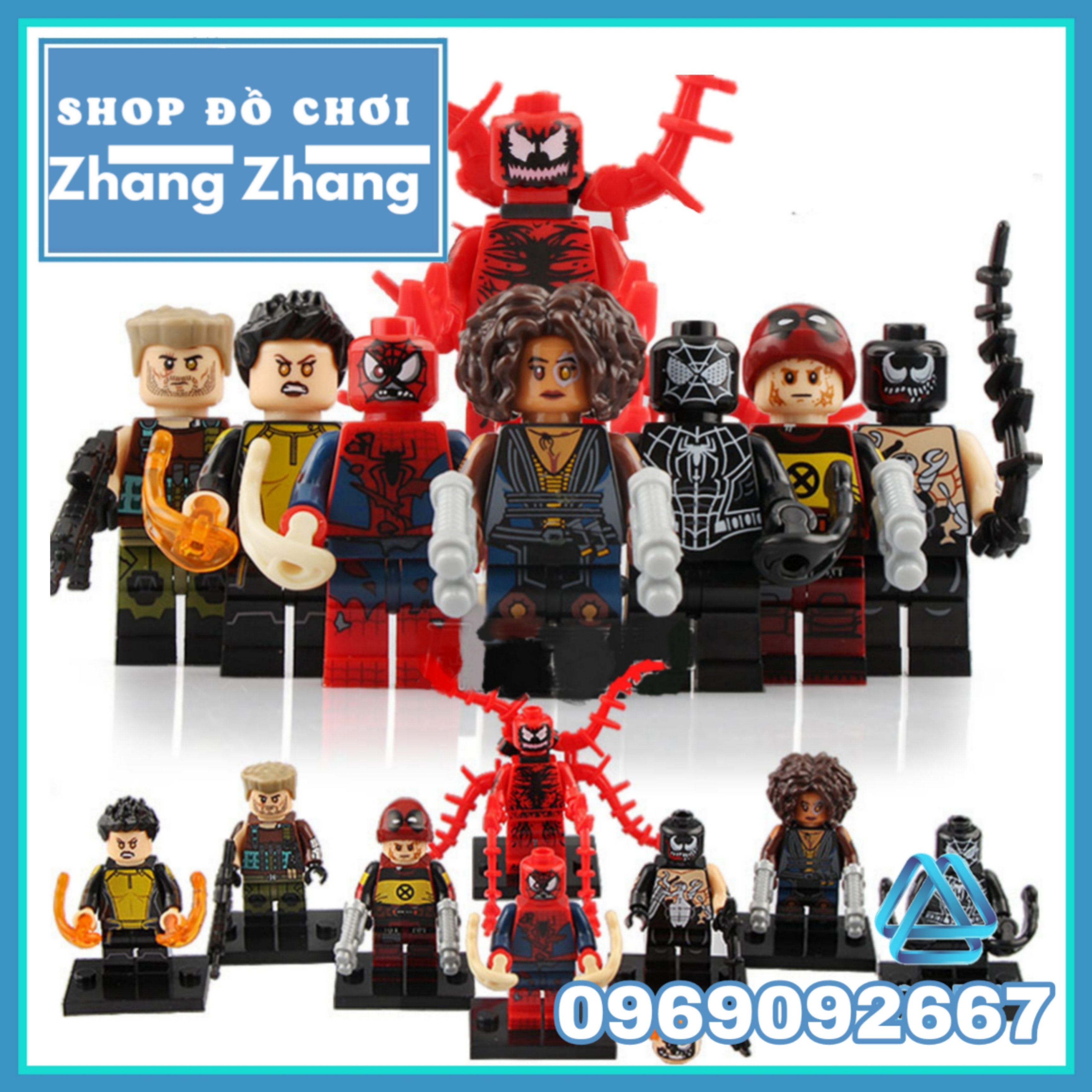 Spiderman,deadpool,superman Raccoon Nano Block Lego Marvel Super Heroes 