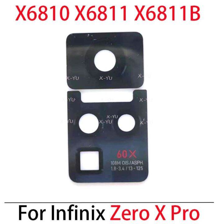 สำหรับ-infinix-zero-x-zero-x-pro-x6810-x6811-x6811b-ฝาหลังกล้องมองหลังฝาครอบเลนส์แก้วพร้อมกาวสติกเกอร์ซ่อมแซมชิ้นส่วน