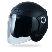 HCMNÓN BẢO HIỂM KÍNH KHÓI DÙNG ĐƯỢC NGÀY VÀ ĐÊM ASIA M168 HELMET MÀU ĐEN