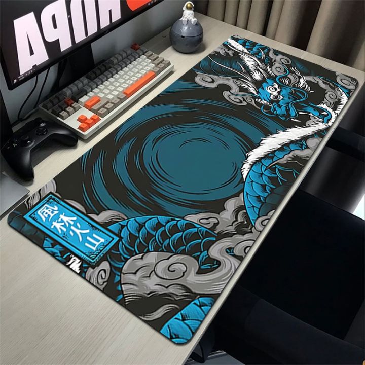 Large Mouse Pad Chinese Dragon Gaming Accessories HD Print Office