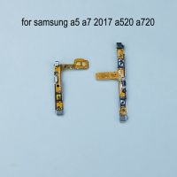 【XX】Caso do telefone móvel com volume e cabo flexível on/off  para samsung galaxy a5 2017 a520 a520f a7 2017 a720 a720f