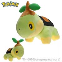 ∋☑▽ gregregregregre Pokémon Infantil Macia Grama Mudas Tartaruga Animais Brinquedos de pelúcia Presente Natal Almofadas Kawaii 28cm