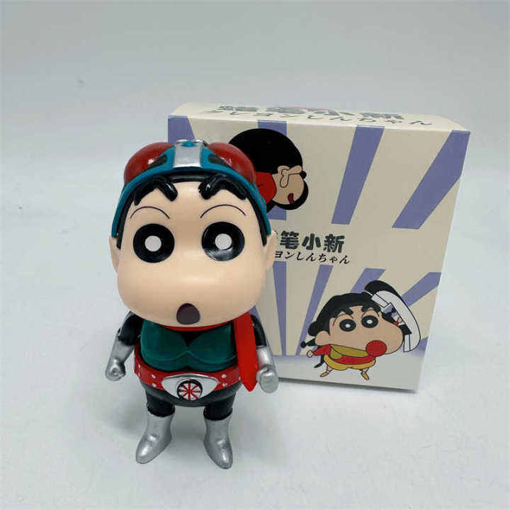 crayon-shin-chan-as-ed-rider-น่ารัก-q-ver-ของเล่นตุ๊กตาขยับแขนขาได้อะนิเมะ13ซม