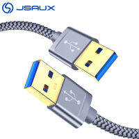 Jsaux ตัวขยาย3.0เปลี่ยนเป็น USB เพศผู้แบบสายพ่วง USB ต่อ USB สำหรับหม้อน้ำฮาร์ดดิสก์เครื่องเล่นดีวีดีเว็บคอมที่ระบายความร้อนแล็ปทอป