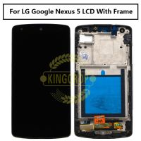 สำหรับ LG Google Nexus 5 D820 D821สีดำสัมผัสหน้าจอ LCD หน้าจอดิจิตอลกรอบหนามเตยประกอบด้วยเครื่องมือ Gratis Ongkir