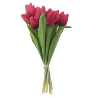 ดอก ทิวลิป 12 ก้าน รุ่น ดอกไม้ปลอม ดอกไม้เทียม ดอกไม้ Plastic ดอกไม้ปลอมสวยๆ ดอกไม้ปลอมหรูๆ ดอกไม้ประดิษฐ์ ดอกทิวลิป