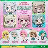 Bang Dream! Bandori Pastel Palettes Character Capsule Swing Key Chain Mascot พวงกุญแจการ์ตูน Bang Dream! งานลิขสิทธิ์แท้