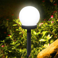 Hot 1Pcs Led โคมไฟพลังงานแสงอาทิตย์ไฟสนามหญ้า Rond หลอดไฟกันน้ำ Garden Light Street Ball Light ไฟสนามหญ้ากลางแจ้งสำหรับ Courtyard Garden