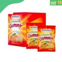 ไบโอฟาร์ม กัมมี่ ผสม วิตามินซี ขนาด 60 กรัม จำนวน 1 กล่อง บรรจุ 12 ซอง [Biopharm Gummy Vitamin C 60 g]