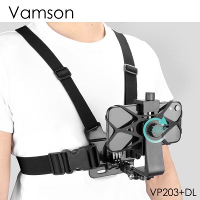 for Gopro 10 Accessories Chest Strap Belt Body Harness Universal Phone Clip for iPhone Xiaomi Samsung Huawei for Insta360