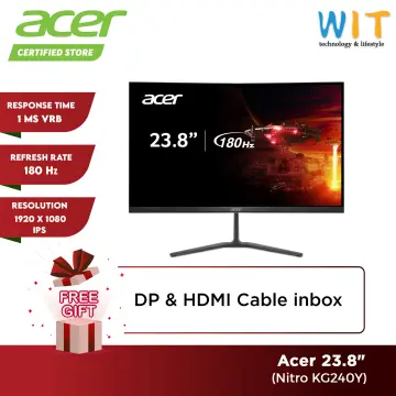 Acer 27 180Hz 1080p IPS Gaming Monitor with AMD FreeSync - 0.5ms, HDR10,  99% sRGB