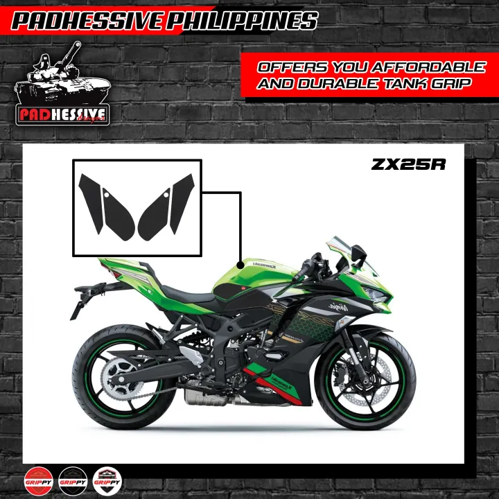 KAWASAKI ZX25R TANK GRIP TRACTION PAD SIDE COVER TANK PROTECTOR