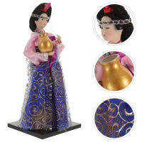 Teniron เครื่องประดับตุ๊กตาสไตล์เกาหลีตุ๊กตาเกาหลี Hanbok Dress Doll Model Decor