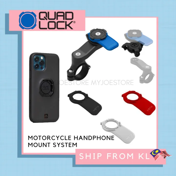 ☃Quad Lock QuadLock Motorcycle Handphone Mount System ADV XADV ADV150