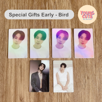 [พร้อมส่ง] JIMIN (BTS) - Face EARLY BIRD Selfie Photocard  (โฟโต้การ์ดโฮโลแกรมของแท้)