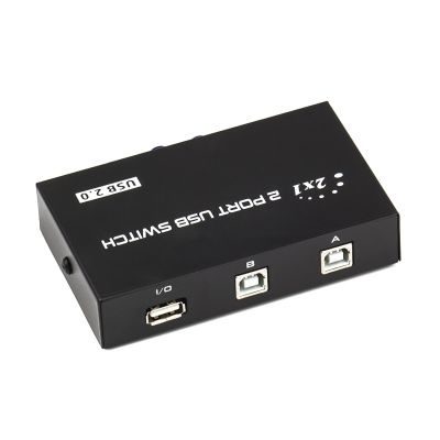 2 Port Manual USB Switch Box Two Computers Share One Printer 2 in1out USB2.0 HUB Splitter Converter USB Hubs