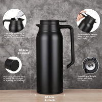 1500L Home Stainless steel Insulated Bottle Hot Water Pot Kettle Thermos Coffee Tea Thermal Bottle Double Jugs bola