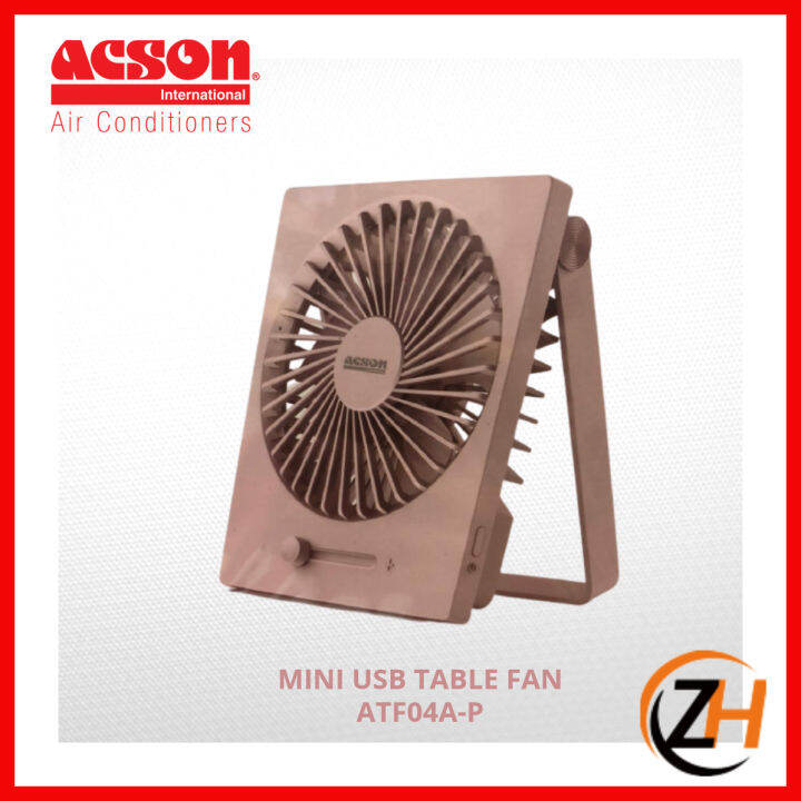 Acson Mini USB Table Fan ATF04A 【Pink Edition】 Lazada