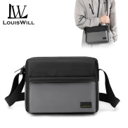 LouisWill Men Bags Men s Shoulder Bag Cross Body Bag Messenger Bag Large