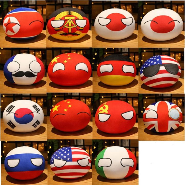 GEYU UK JAPAN 10cm ITALY Korea USA Countryball FRANCE RUSSIA MINI Ball ...