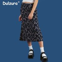 【CW】 Floral Print Skirts Harejuku Brand Waist Skirt 2019 New Loose Wrap Vestido