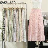 【CC】✖  Gagarich Broken Skirt 2023 New Waist Crotch Show Thin A-line Mid-length Skirts