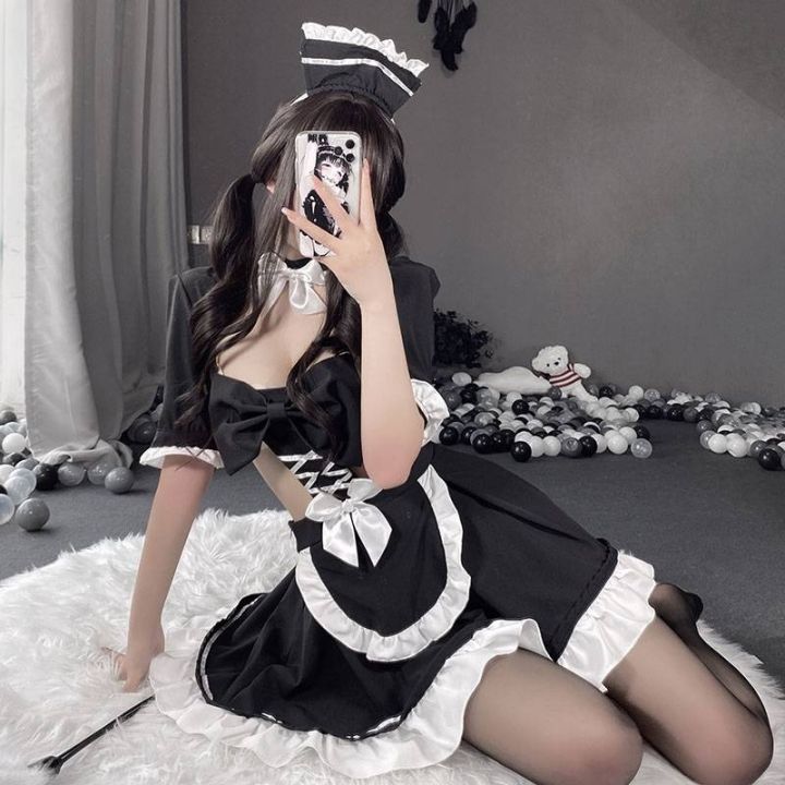 anime-women-sexy-lingerie-maid-uniform-temptation-suit-cosplay-costume-hollow-lolita-dress-sweet-bowknot-pajamas-set-un