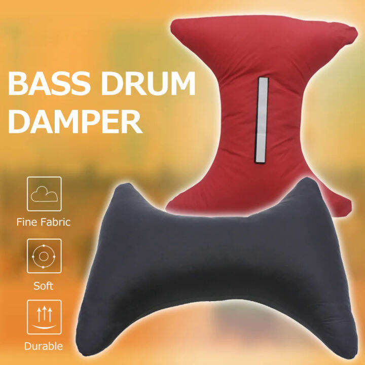Bass Drum Damper Dual Arc Design Adhesive Bass Drum Soundabsorbing