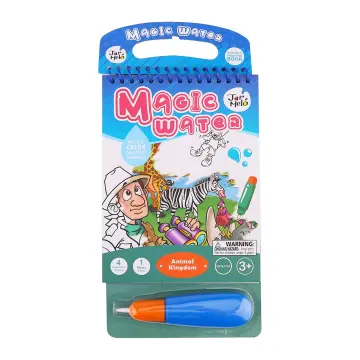 Children's Water Magic Painting Colouring Reusable Drawing Book, UK Seller