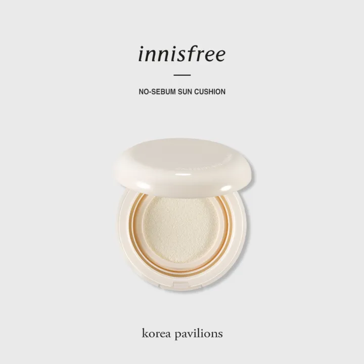 [Innisfree] No Sebum Sun Cushion SPF50+ PA++++, 14g Lazada PH