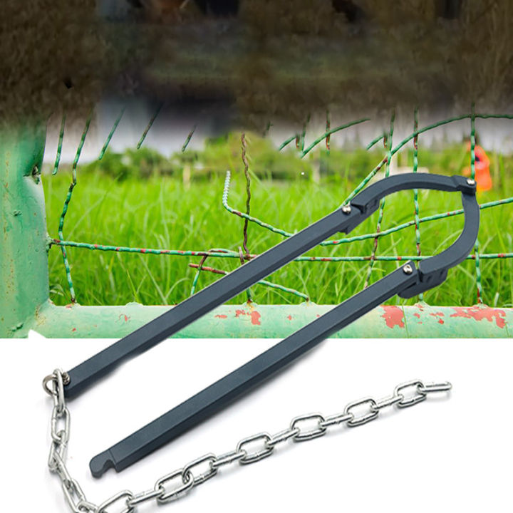 (Fence Wire Stretcher) Barbed Works Garden Iron Fence Fixer Stretcher ...