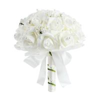 【CC】 Wedding Bouquet Artificial PE Silk Flowers Bridal Bridesmaid Hand Supplies