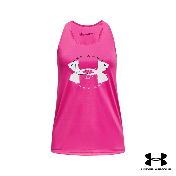 under-armour-ua-girls-tech-big-logo-tank-อันเดอร์-อาร์เมอร์-เสื้อออกกำลังกาย-สำหรับเด็กผู้หญิง