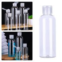 100ml Clear Plastic Bottle PET Clamshell Liquid Bottle Cosmetics Squeeze Bottle Bottle Separate U4B4