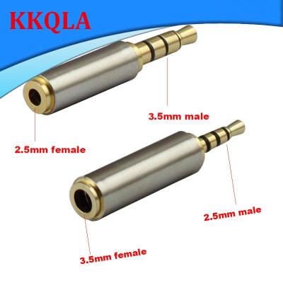 QKKQLA 3.5mm to 2.5mm Male to Female Audio Adapter Converter DIY Stereo Repair Headphone Speaker Jack Plug
