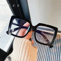 {Paopao glasses} Big Square Anti Blue Light แว่นตาผู้หญิง39; S แว่นตา2022แนวโน้มแว่นตาคอมพิวเตอร์แว่นตาโปร่งใส Optical Spectacle แว่นตา