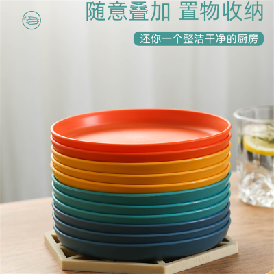 IKEEA Home Dining Kitchen Small Plates Home Furnishing Bones Square Plate Disc Home Daily UseSnack Tray 多色多用轻便收纳盘