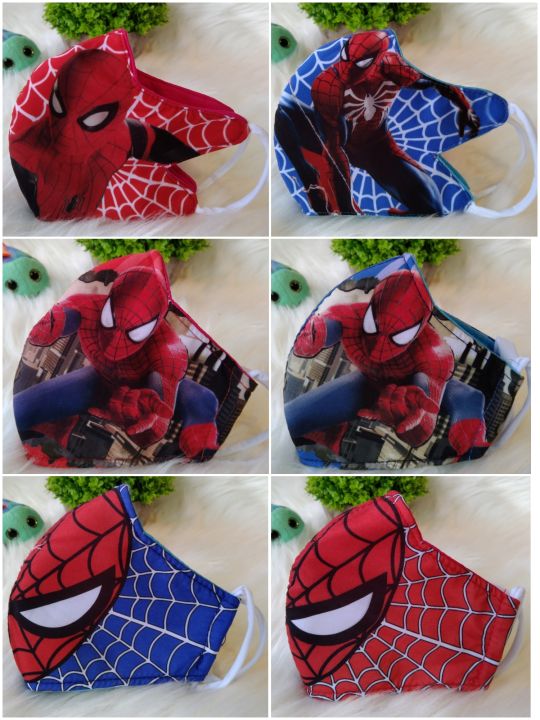 spiderman cotton mask