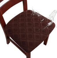 Waterproof Seat Covers for Dining Room Chairs  Stretch Chair Covers Removable Washable Kitchen Cushion Slipcovers Sofa Covers  Slips