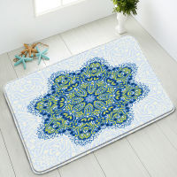 Anti-Slip Bath Mats Bohemian Mandala Flower Bedroom Kitchen Doormat Indoor Floor Pad Home Car Washable Welcome Mat Absorbent