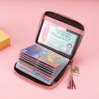 Genuine Leather Maam Rfid Card Package Business Credit Photo Card Holder Female Bags Purse Card Holders